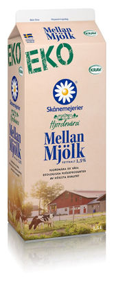 Picture of MJÖLK MELLAN EKO/KRAV 10X1,5L