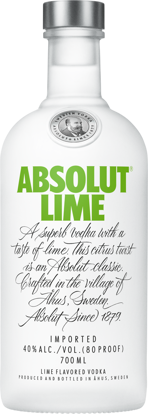 Picture of VODKA ABSOLUT LIME 40% 6X70CL