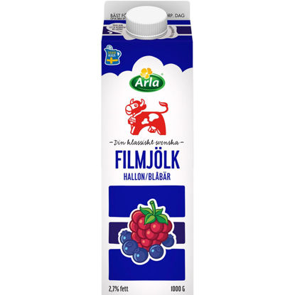 Picture of FILMJÖLK BLÅBÄ/HALLON 6X1L