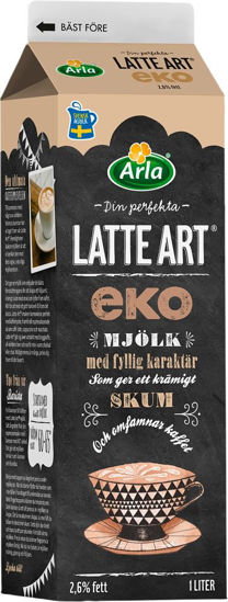 Picture of MJÖLK LATTE ART 2,6% EKO 6X1L